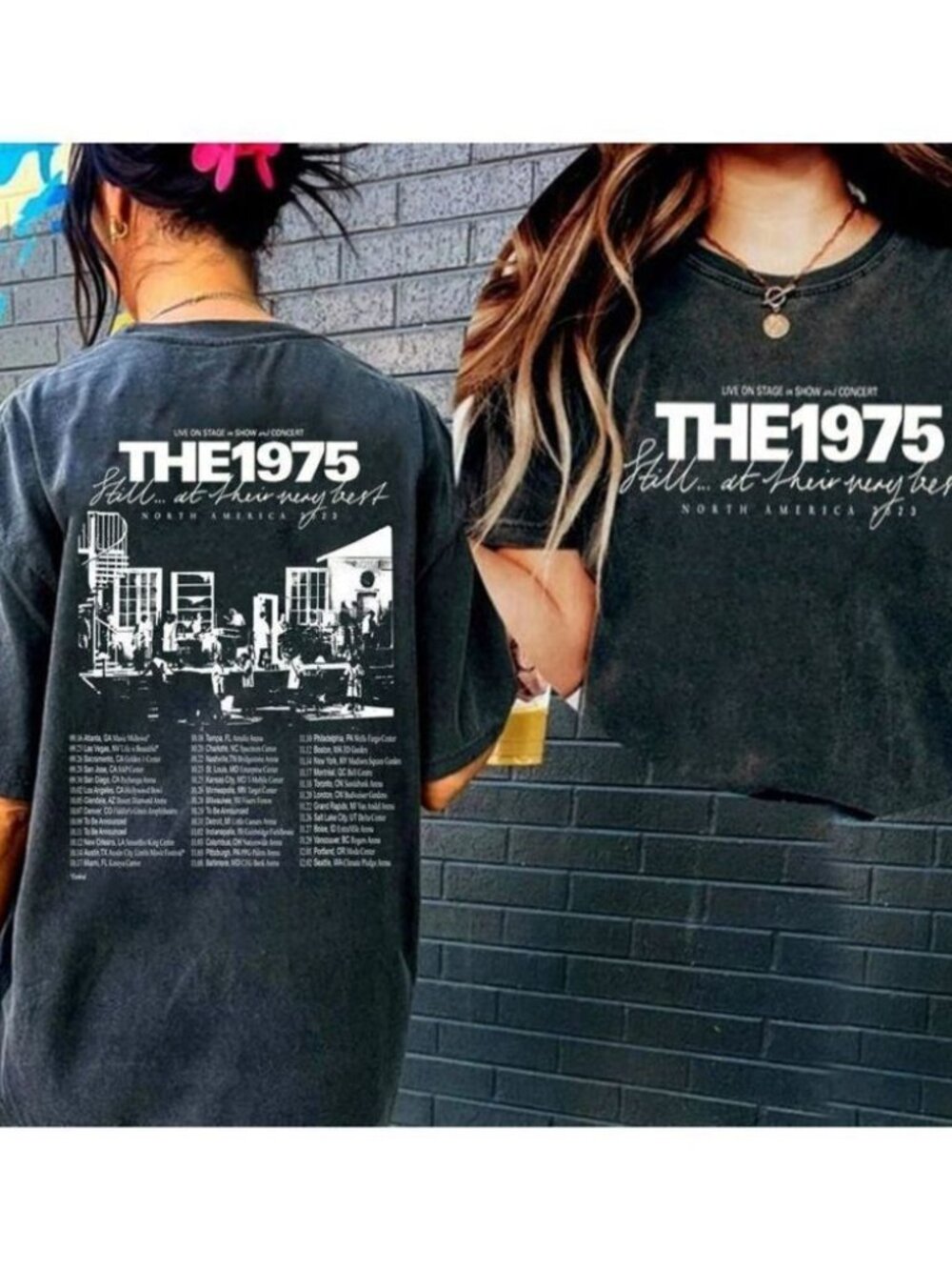 1975 Tour 2023 Indie Pop Band Fan Gift T-Shirt - Picture 2 of 5